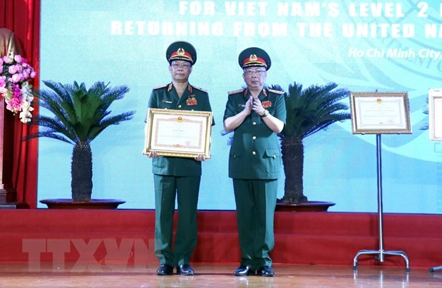 Tuyên dương thành tích lực lượng gìn giữ hòa bình Việt Nam ảnh 1
