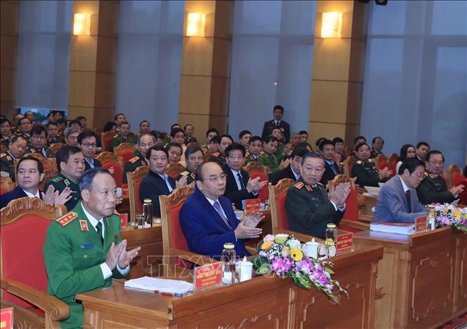 Thủ tướng Nguyễn Xuân Phúc dự Hội nghị Công an toàn quốc lần thứ 75 ảnh 4