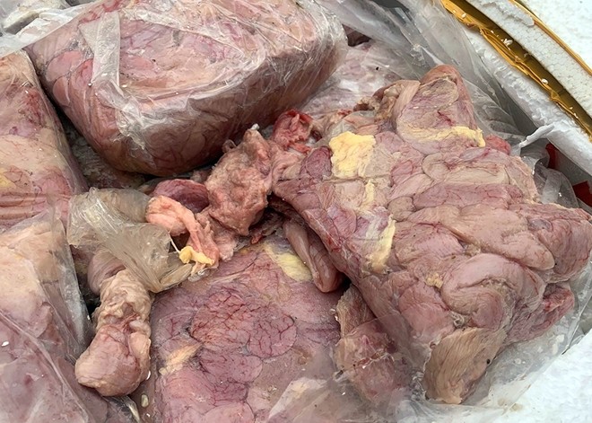 Hà Nội: chặn đứng 02 container chứa hàng tấn thực phẩm đông lạnh 'lậu' xâm nhập Thủ đô ảnh 6