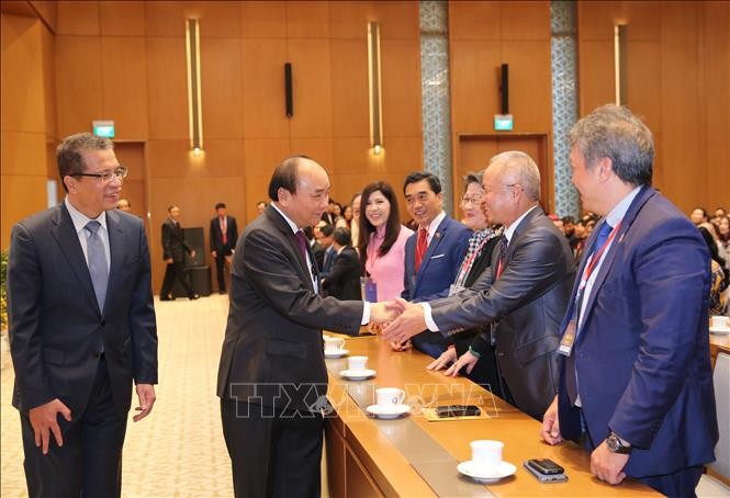 Thủ tướng gặp mặt kiều bào tham dự chương trình Xuân Quê hương 2020 ảnh 4