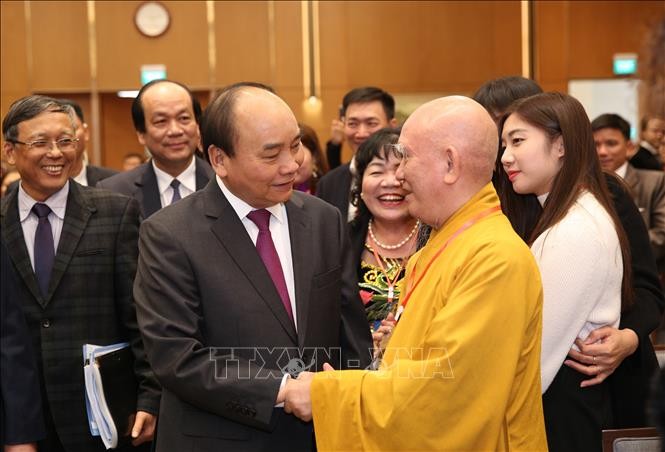 Thủ tướng gặp mặt kiều bào tham dự chương trình Xuân Quê hương 2020 ảnh 7