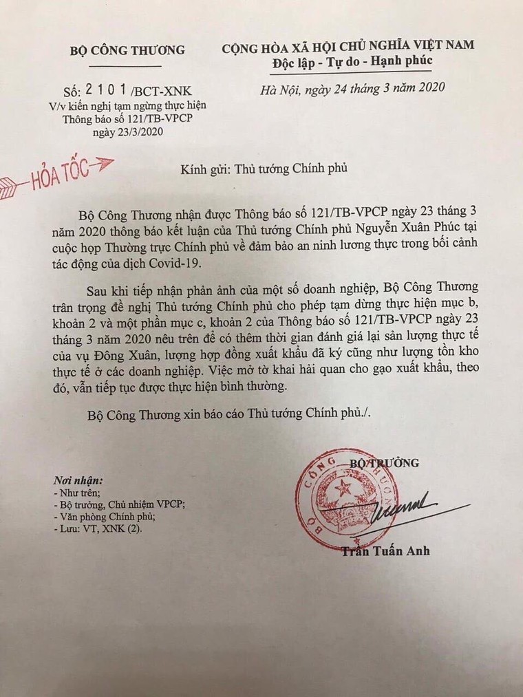 Tiếp tục xuất khẩu gạo: Bộ Công Thương chính thức lên tiếng ảnh 1