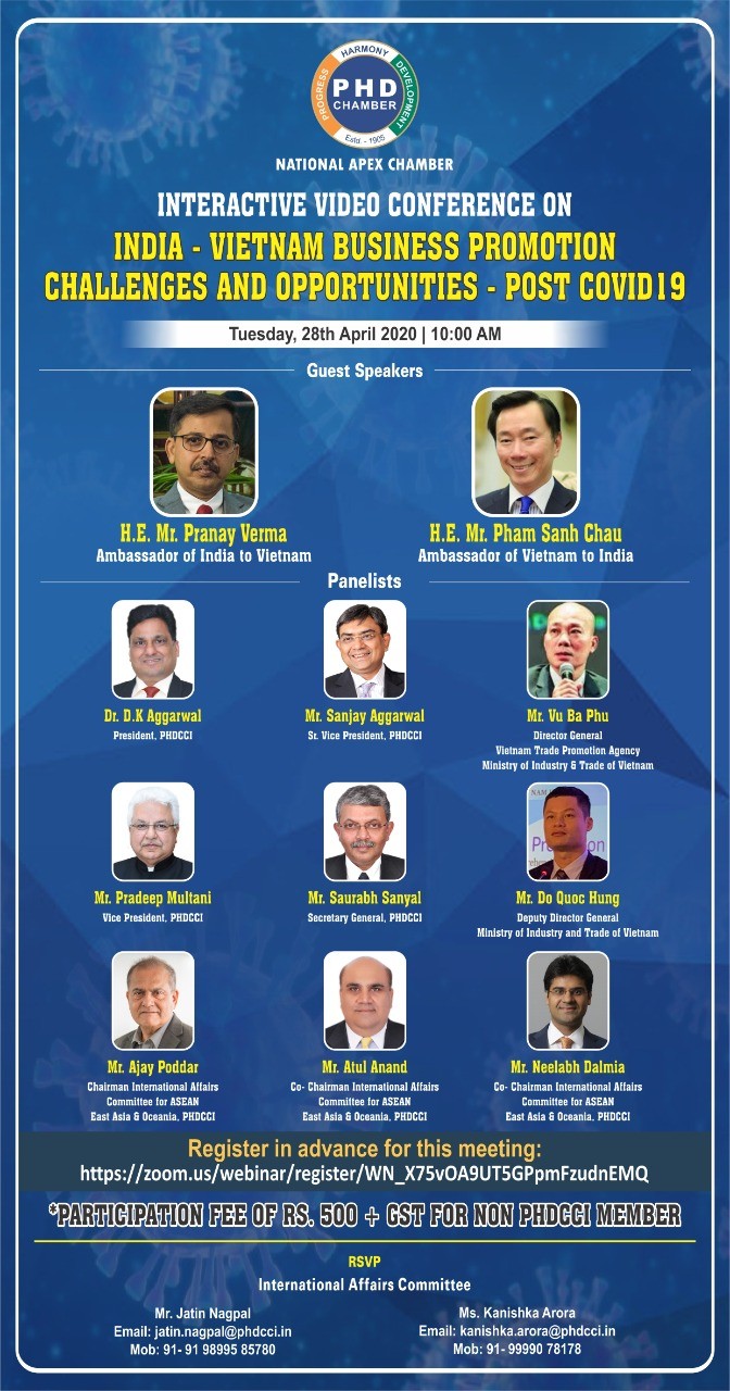 Hội nghị giao thương trực tuyến Việt Nam - Ấn Độ: Cơ hội và Thách thức Hậu Covid 19 ảnh 2