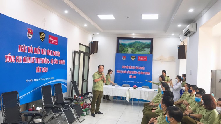 Lực lượng QLTT phát động hiến máu tình nguyện ảnh 1