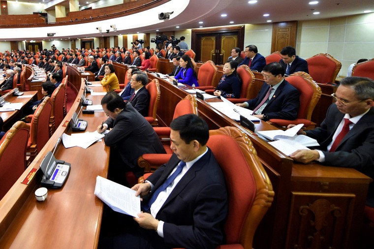 Chùm ảnh: Khai mạc Hội nghị Trung ương 12, khóa XII ảnh 8