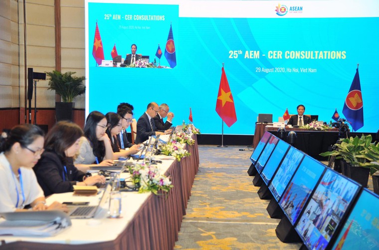 ASEAN cùng Australia và New Zealand cam kết mở cửa thị trường thương mại và đầu tư ứng phó đại dịch COVID-19 ảnh 4