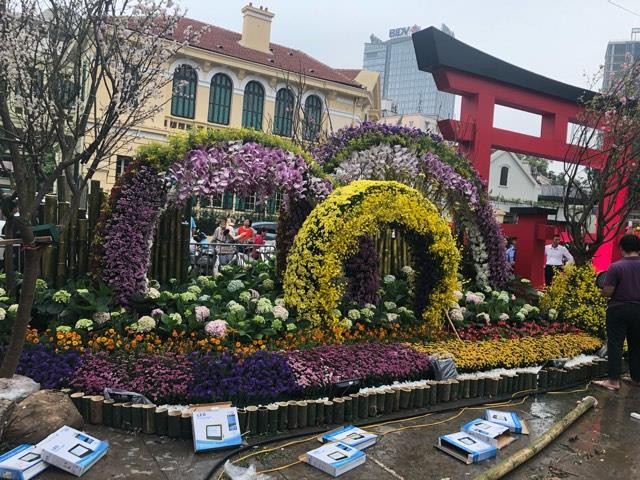 Lễ hội hoa anh đào Nhật Bản - Hà Nội 2019: Náo nức trước giờ khai mạc ảnh 16