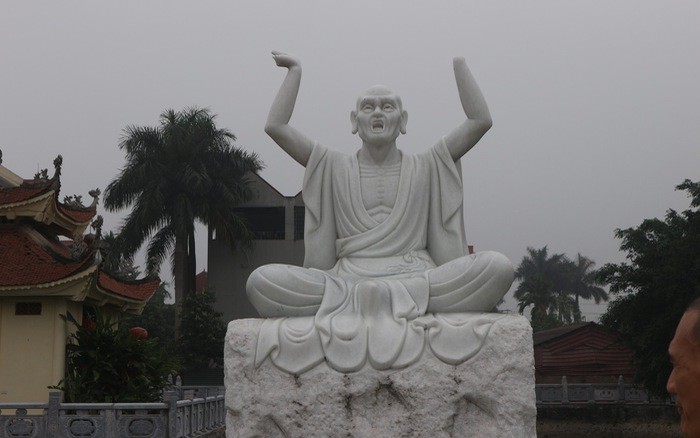 Báo cáo khẩn vụ 16 pho tượng la hán bị đập phá trong chùa tại Hà Nội ảnh 1