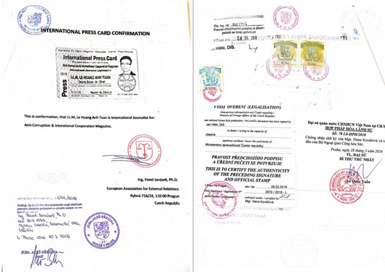 Lần theo tổ chức cấp thẻ ‘nhà báo quốc tế’ cho ông Lê Hoàng Anh Tuấn ảnh 3