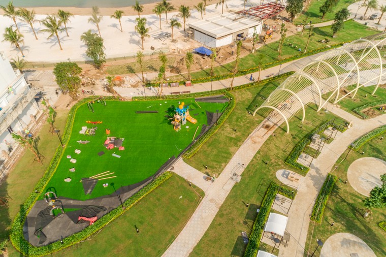 'Choáng' trước tiến độ 'thần tốc' tại dự án Vinhomes Ocean Park ảnh 1