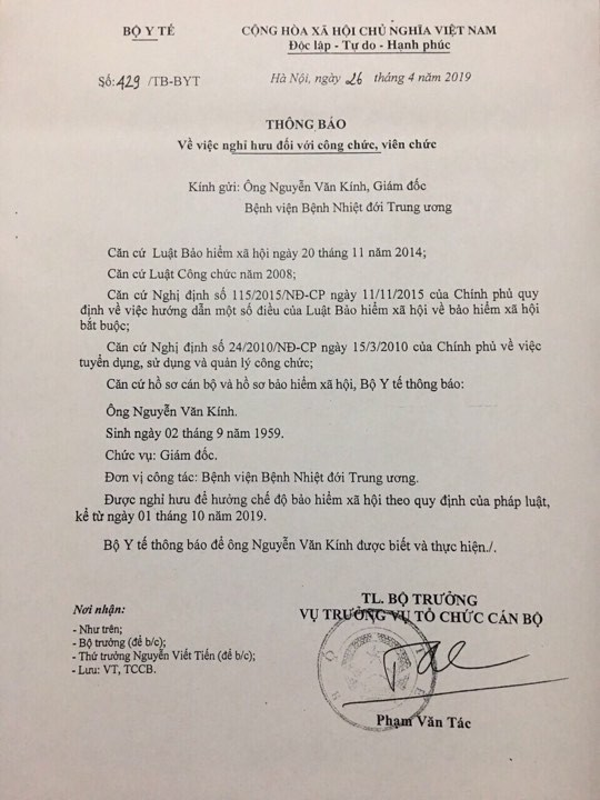 Sau bổ nhiệm ‘thần tốc’, Giám đốc BV Nhiệt đới T.Ư lại ồ ạt tuyển dụng bất thường trước khi nghỉ hưu ảnh 1