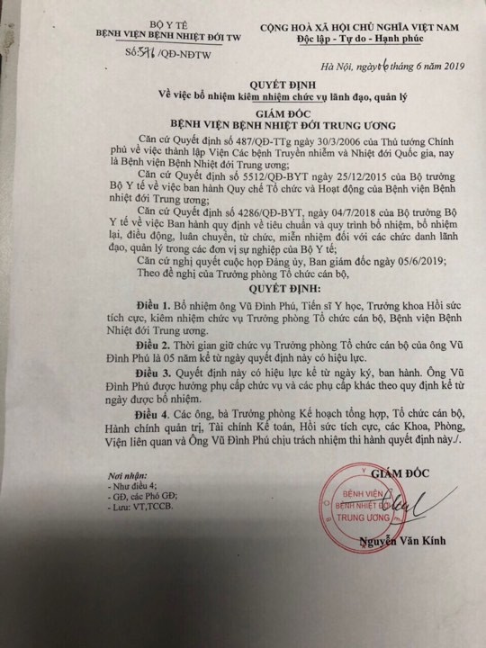 Sau bổ nhiệm ‘thần tốc’, Giám đốc BV Nhiệt đới T.Ư lại ồ ạt tuyển dụng bất thường trước khi nghỉ hưu ảnh 3