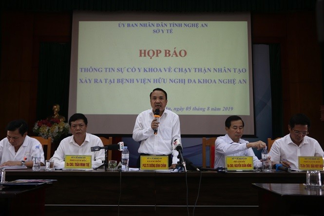 Công bố 'thủ phạm' gây ra sự cố chạy thận tại Nghệ An ảnh 1