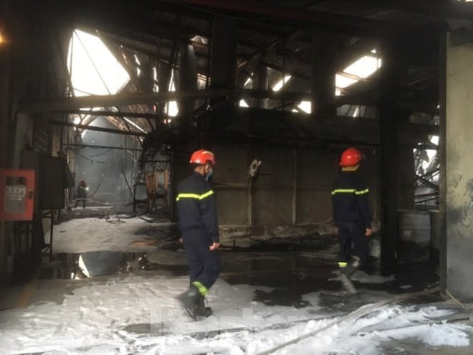 Cháy lớn ở công ty gỗ rộng 2.000m2 tại Bình Dương ảnh 2