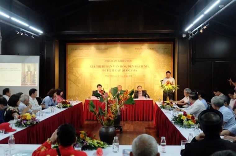 Giá trị di sản văn hóa đền Bạch Mã ảnh 1