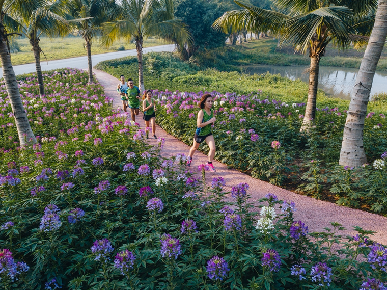 Ecopark Marathon 2021 - Ngắm cung đường chạy giữa thiên nhiên 'siêu chất' trước giờ G ảnh 1