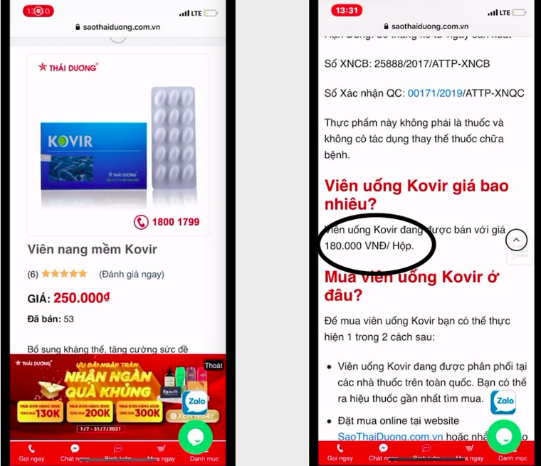 Viên nang Kovir chưa cấp phép đã được Bộ Y tế dùng để phòng, hỗ trợ điều trị COVID-19? ảnh 3