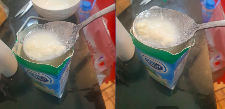 Phát hoảng vì mua phải sữa Dutch Lady vón cục, bốc mùi khó chịu dù vẫn còn hạn sử dụng ảnh 2