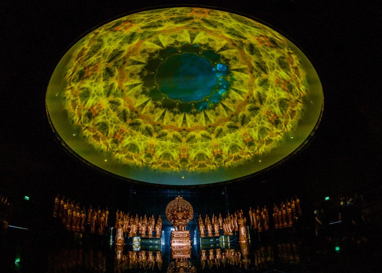 Đầu năm mới chiêm bái khu trưng bày nghệ thuật Phật giáo mới ra mắt tại núi Bà Tây Ninh ảnh 5