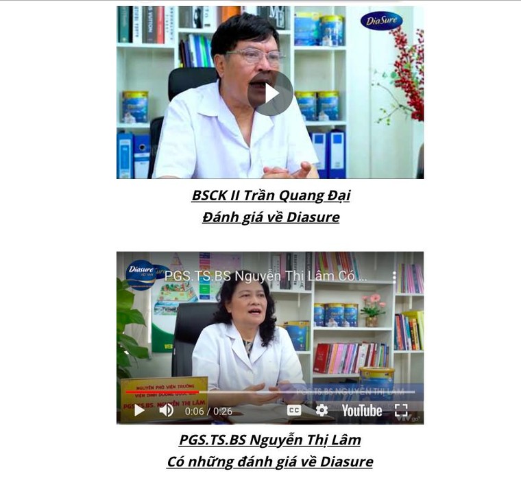 Sữa non tiểu đường Diasure: 'Thổi phồng' công dụng như thuốc chữa bệnh để lừa dối người tiêu dùng? ảnh 4