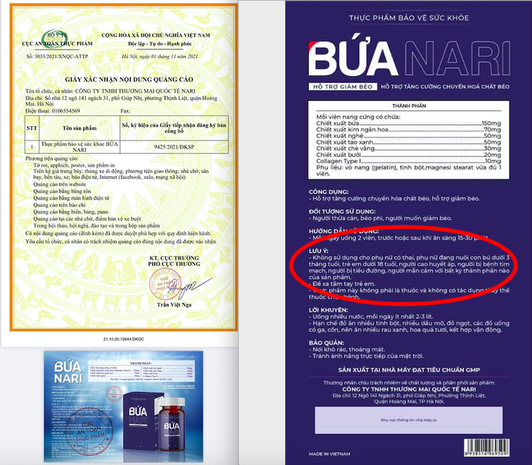 Bộ Y tế vào cuộc xác minh vụ sản phẩm Bứa Nari chứa chất độc hại ảnh 3