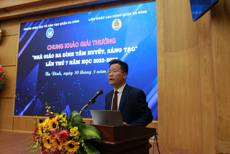 Vinh danh ‘Nhà giáo Ba Đình tâm huyết, sáng tạo’ lần thứ 7 ảnh 1