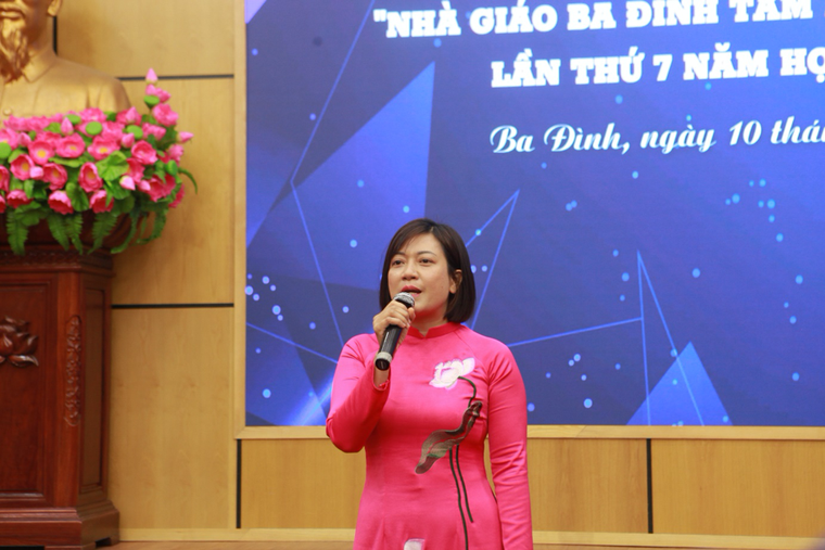 Vinh danh ‘Nhà giáo Ba Đình tâm huyết, sáng tạo’ lần thứ 7 ảnh 2