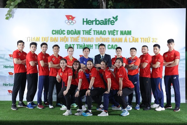 Herbalife đồng hành cùng Lễ xuất quân Đoàn Thể Thao Việt Nam tham dự SEA Games 32 ảnh 3
