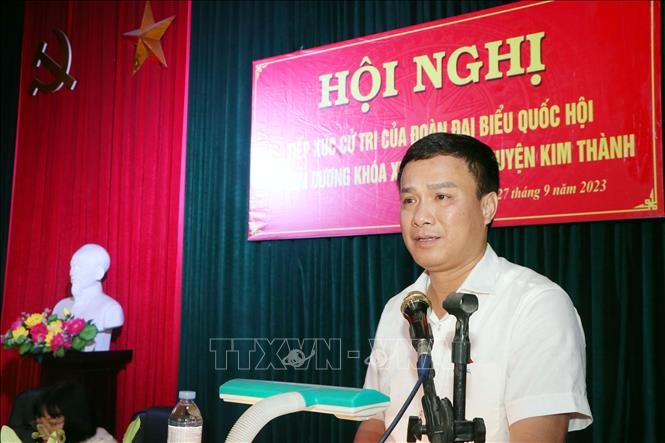 Hải Dương: Cử tri kiến nghị nhiều nội dung liên quan đến giáo dục, nông nghiệp ảnh 1