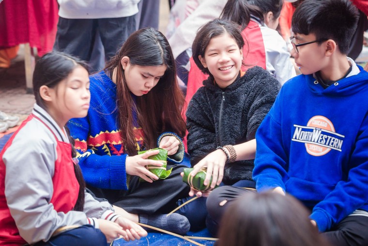 Ấm áp chương trình "Mừng Đảng - Mừng Xuân" của thầy và trò trường THCS An Dương ảnh 12