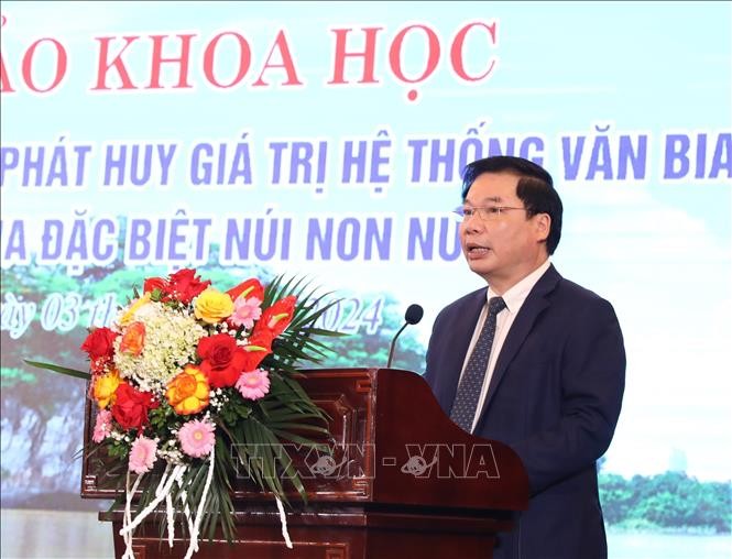 Ninh Bình: Phát huy giá trị hệ thống văn bia tại Di tích Quốc gia đặc biệt núi Non Nước ảnh 1