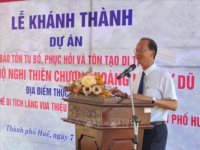 Khánh thành dự án Bảo tồn tu bổ Lăng mộ Nghi Thiên Chương Hoàng hậu Từ Dũ ảnh 1