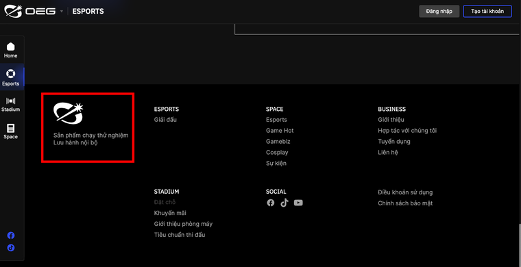 Tập đoàn giải trí Đại Dương (OEG): Quảng cáo game Esports không đúng quy định? ảnh 1