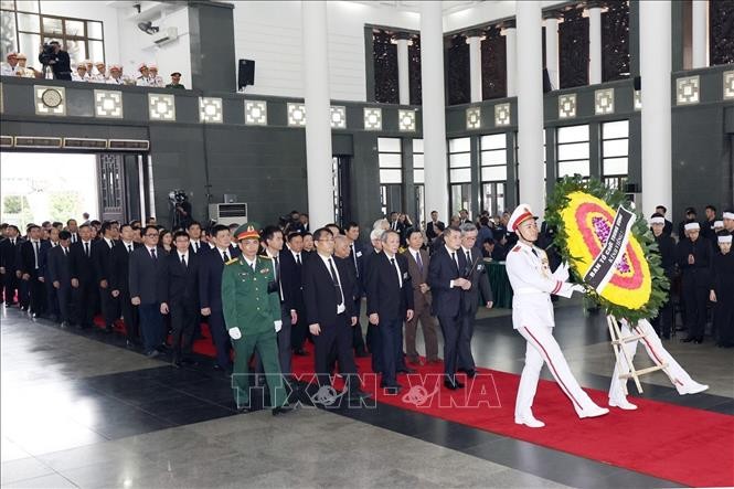 Lễ Quốc tang Tổng Bí thư Nguyễn Phú Trọng: Xúc động những dòng sổ tang của lãnh đạo Đảng, Nhà nước và nhân dân ảnh 1