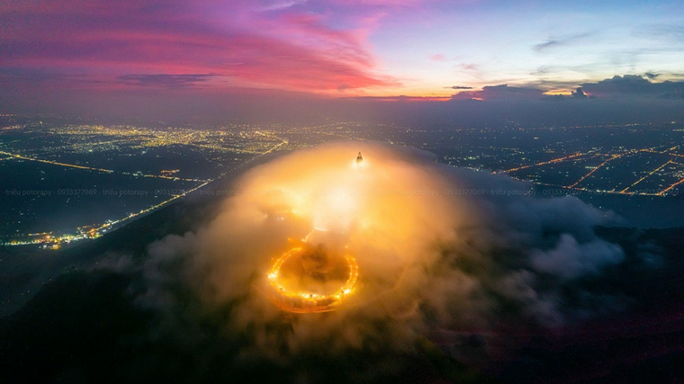 Ngắm núi mây đẹp siêu thực tại “nóc nhà Nam bộ” ảnh 7