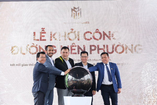 Khởi công xây dựng đường Liên Phường - Đường dẫn và cầu bắc qua Rạch Mương Kinh ảnh 1