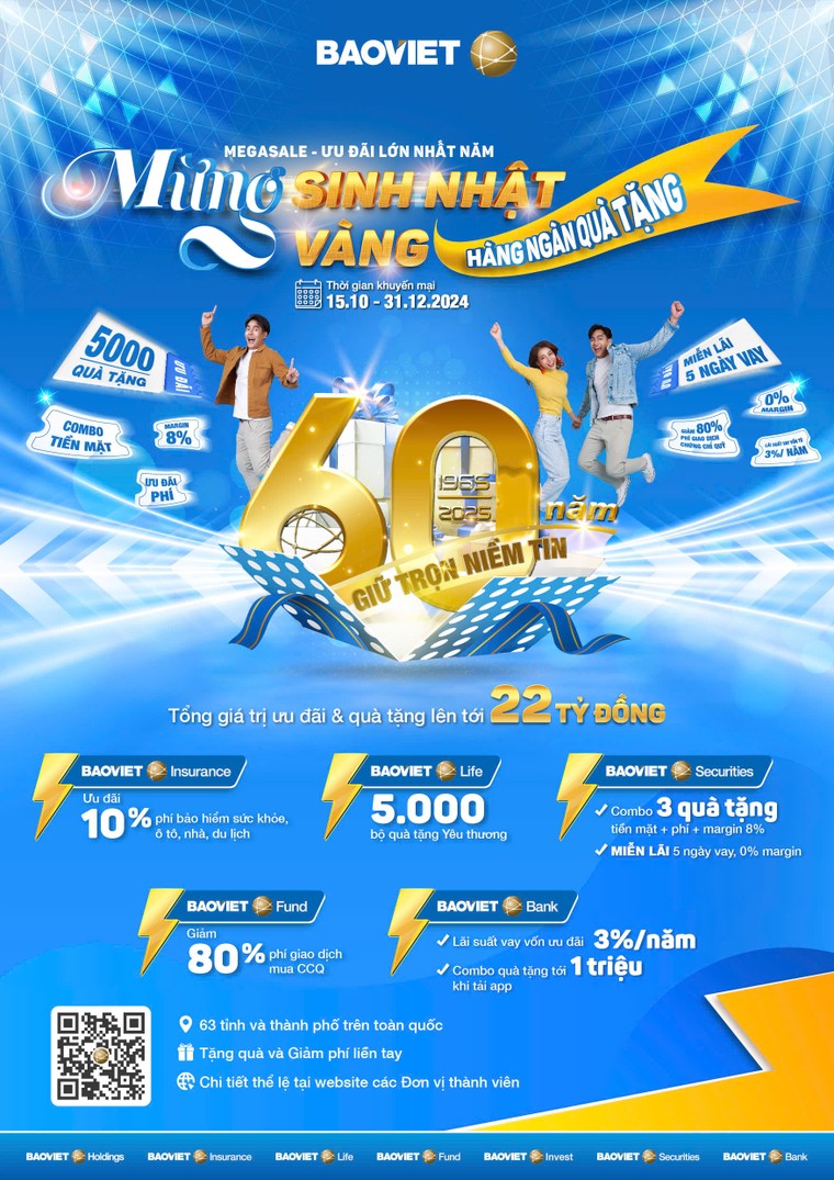 Bảo Việt dành 22 tỷ đồng tri ân khách hàng nhân dịp 60 năm thành lập ảnh 1