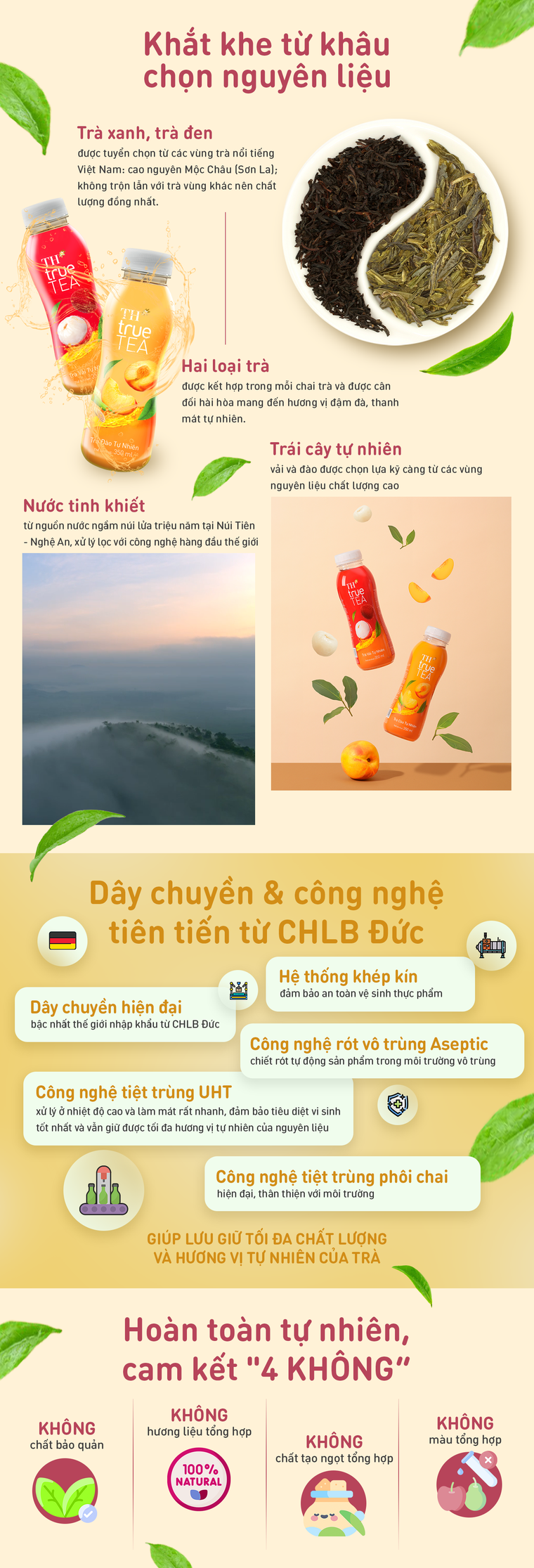 Khám phá quy trình sản xuất hiện đại của Trà trái cây TH true TEA ảnh 1