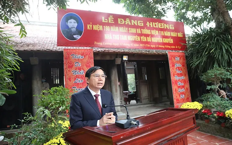 Ngày thơ Việt Nam trên quê hương Tam Nguyên Yên Đổ Nguyễn Khuyến ảnh 2