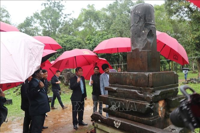 Chuyên gia Ấn Độ giúp tôn tạo, trùng tu Di sản Văn hóa thế giới Mỹ Sơn ảnh 1