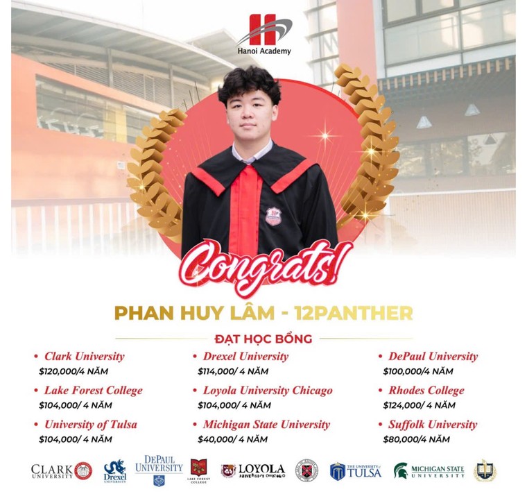 Học sinh Trường Song ngữ Quốc tế Hanoi Academy trúng tuyển đại học danh giá ảnh 1