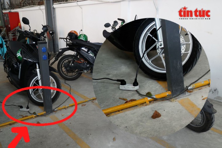 Người dân e ngại cháy nổ tại các quán cà phê cho sạc xe điện tự phát ảnh 1