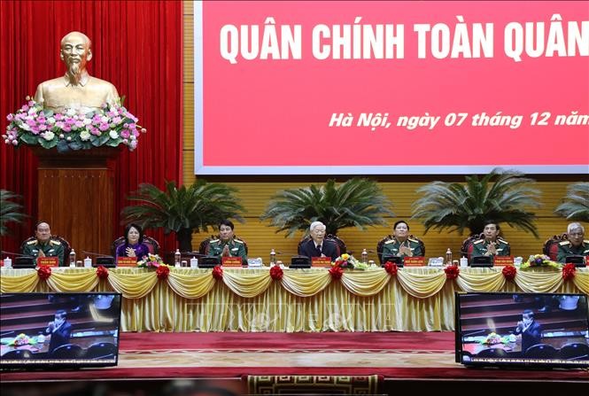 Tổng Bí thư, Chủ tịch nước Nguyễn Phú Trọng chủ trì Hội nghị Quân chính toàn quân năm 2020 ảnh 1