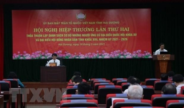 Hiệp thương lần hai cơ bản đồng ý danh sách sơ bộ những người ứng cử ảnh 3