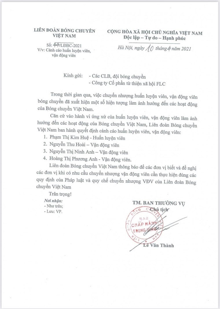 Xung quanh án kỷ luật bất ngờ đối với 'hoa khôi bóng chuyền' Kim Huệ ảnh 4