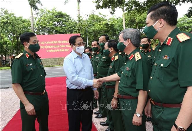 Thủ tướng Phạm Minh Chính dự Hội nghị Quân chính toàn quân ảnh 1