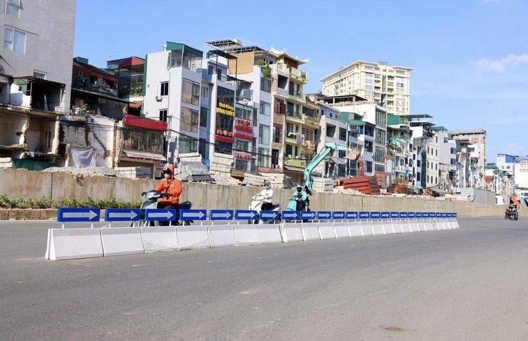 Hà Nội thông xe kỹ thuật đường Vành đai 1 đoạn Hoàng Cầu - Voi Phục ảnh 5