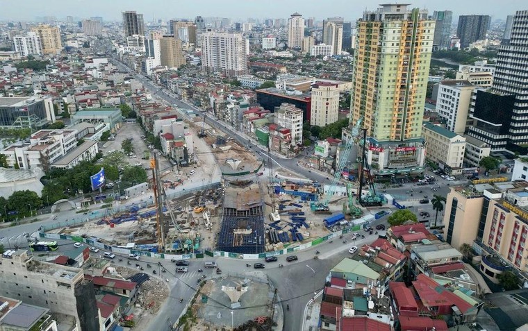 Hà Nội thông xe kỹ thuật đường Vành đai 1 đoạn Hoàng Cầu - Voi Phục ảnh 6