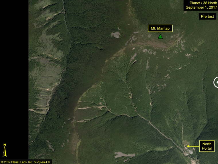 Hình ảnh đầu tiên tại nơi thử bom hạt nhân mạnh nhất của Triều Tiên ảnh 1