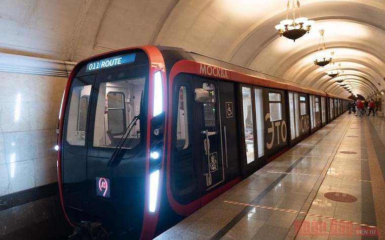 “Chuyến tàu năm mới” ở Moscow ảnh 2